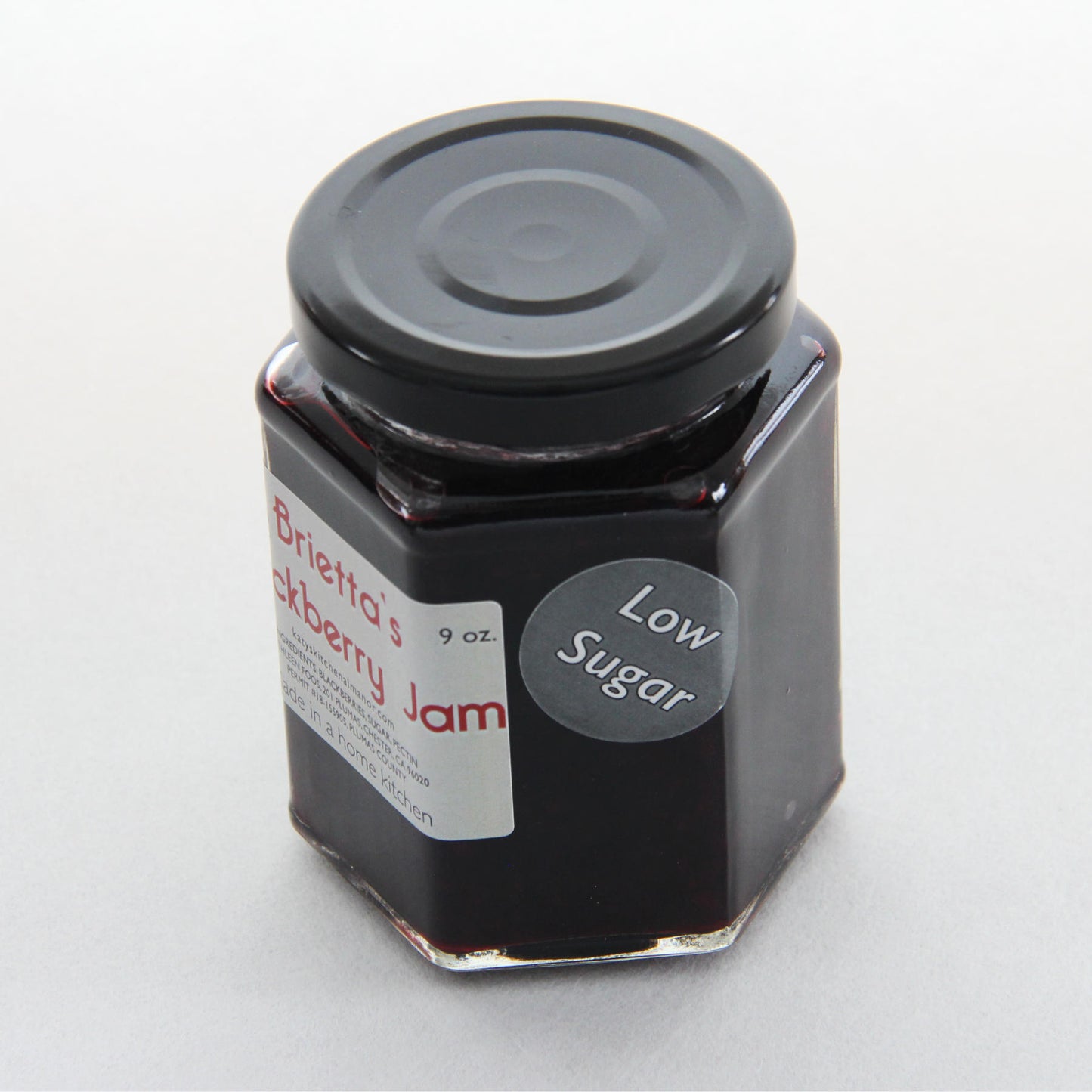 Low Sugar Brietta's Blackberry Jam