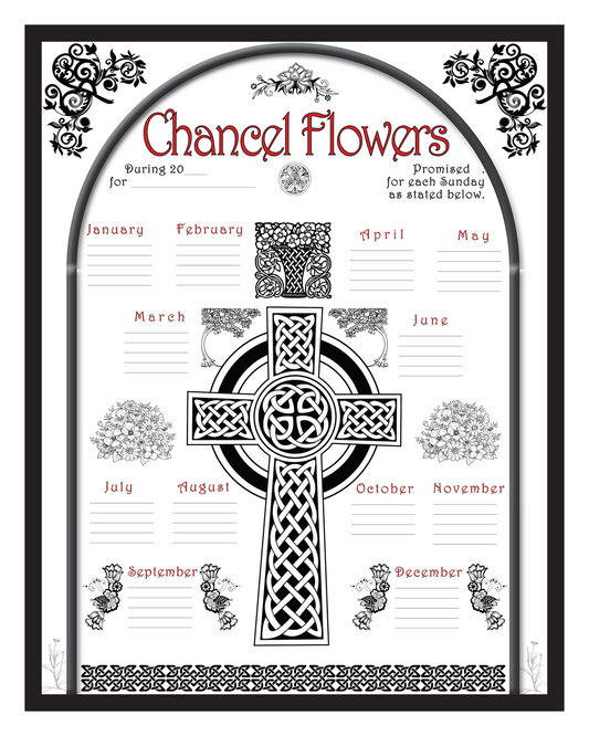 Chancel Flower Chart