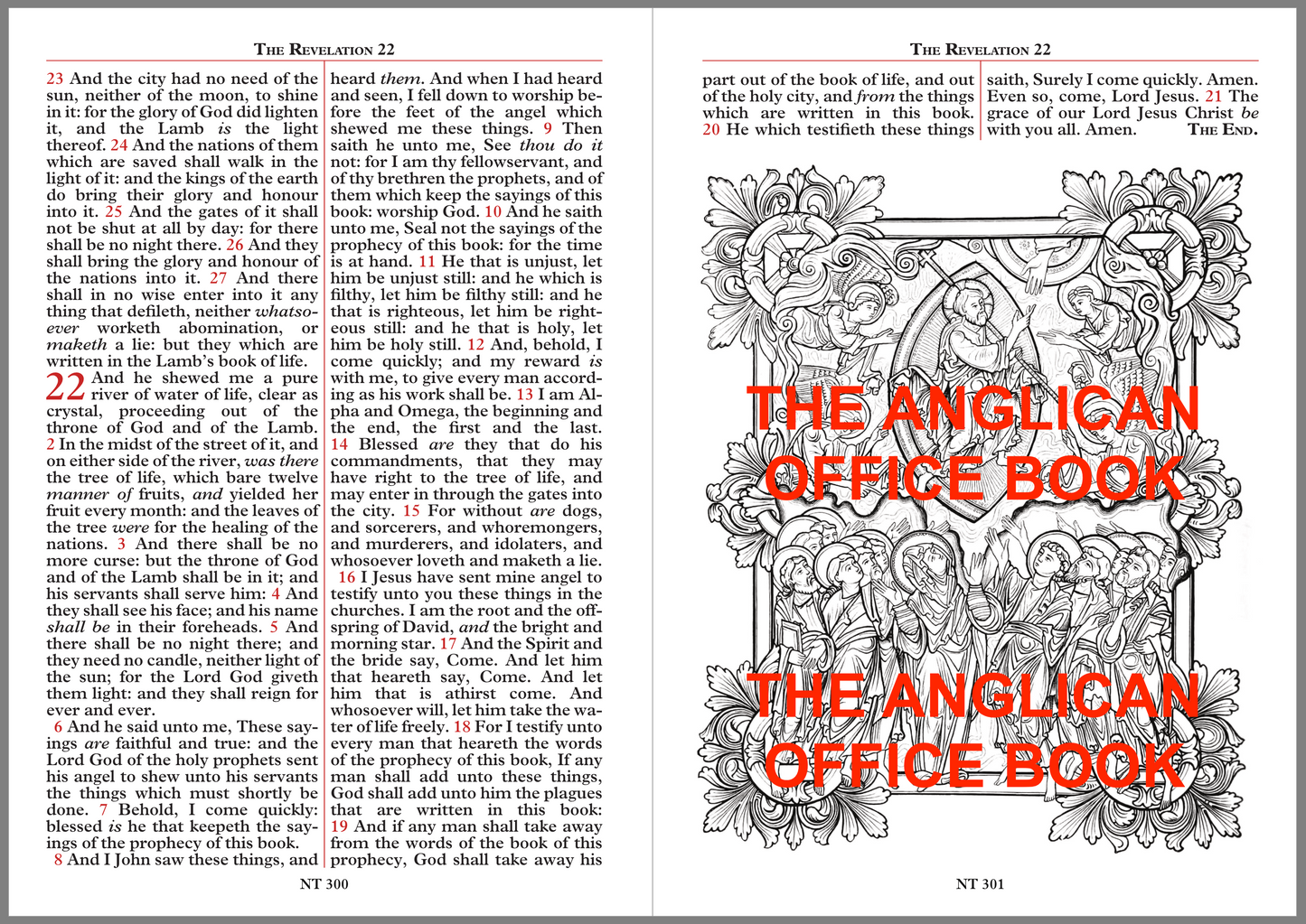 The Anglican Office Book, 2nd Edition, with the Holy Bible, AV